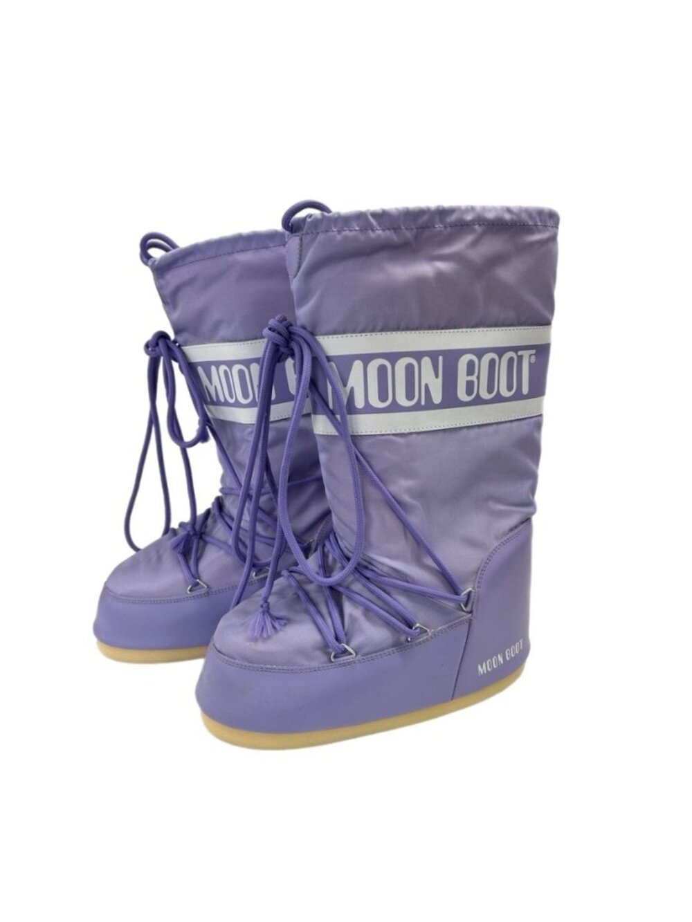 Moon Boot Icon Classic Purple Lavender Winter Snow Boots W SIZE 8-9.5